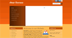 Desktop Screenshot of amaroverseas.com