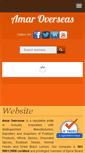 Mobile Screenshot of amaroverseas.com