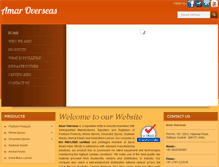 Tablet Screenshot of amaroverseas.com